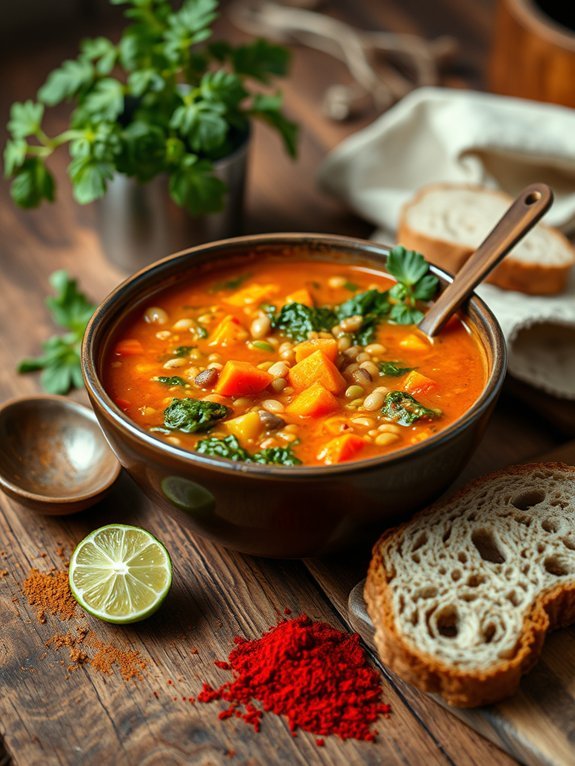 hearty lentil vegetable soup