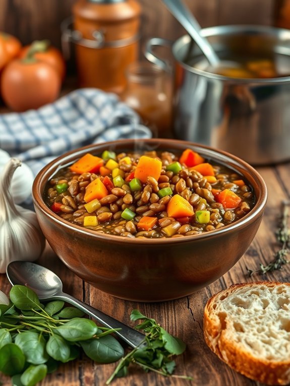 hearty lentil vegetable stew