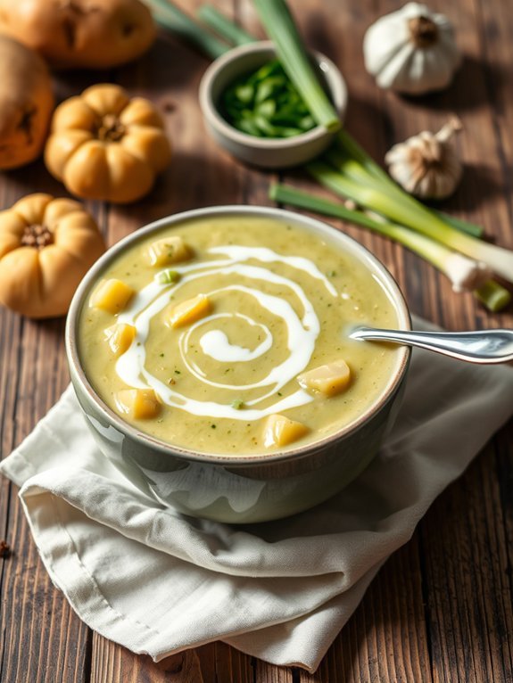 hearty potato leek soup