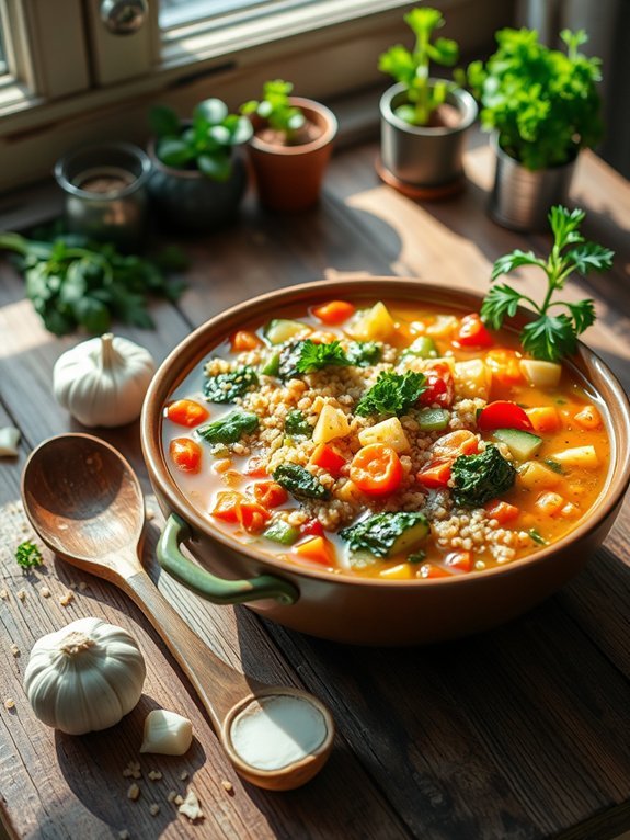 hearty quinoa vegetable stew