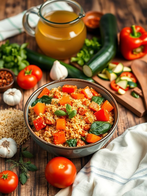 hearty vegetable quinoa stew