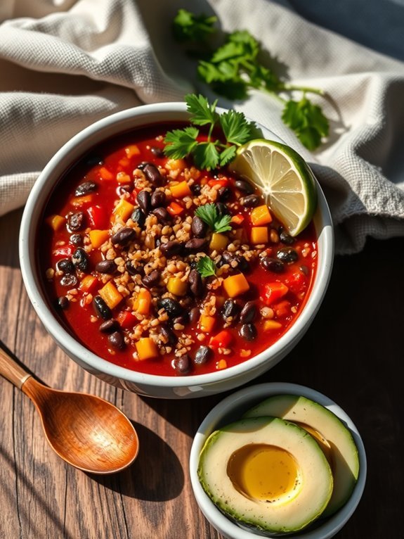 hearty vegetarian chili recipe