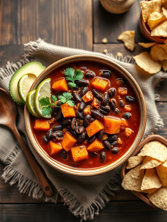 hearty vegetarian chili recipe