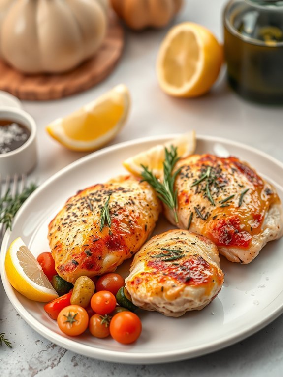 herb infused baked chicken