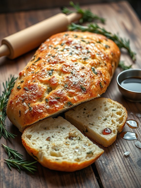 herb infused gluten free bread