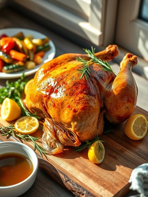 herb infused roasted chicken recipe