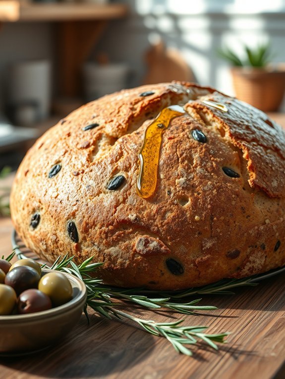 herb infused sourdough bread