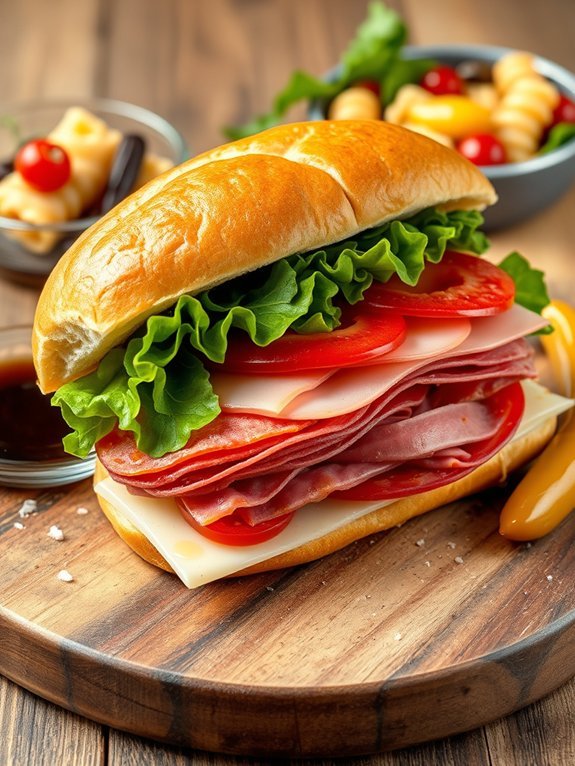 italian sub sandwich delight