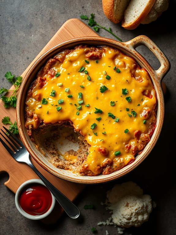 keto friendly cheeseburger dish