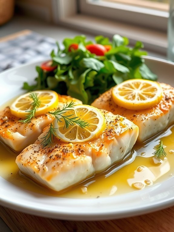 lemon dill flavored cod