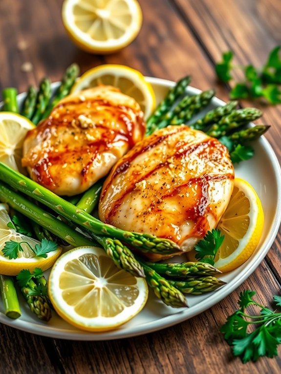 lemon garlic chicken dish