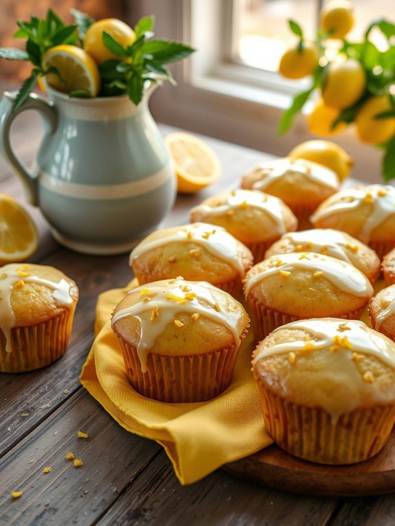 lemon poppy seed muffins