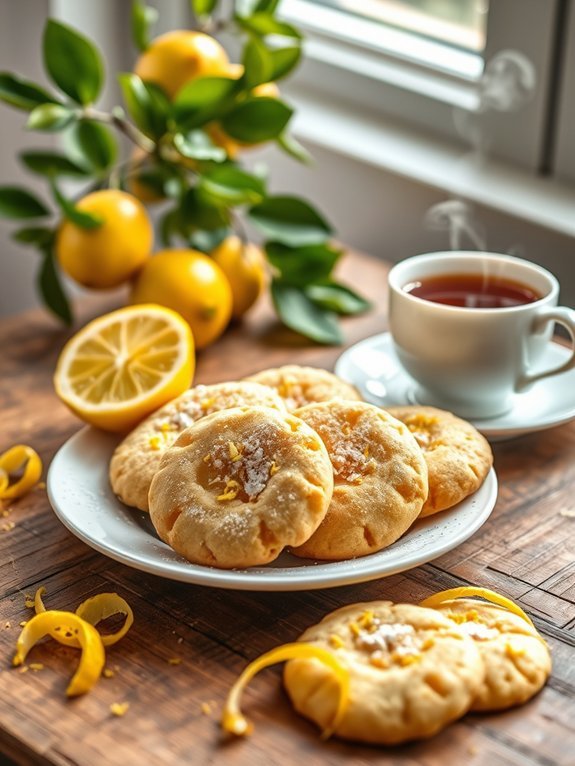 lemon zest gluten free cookies