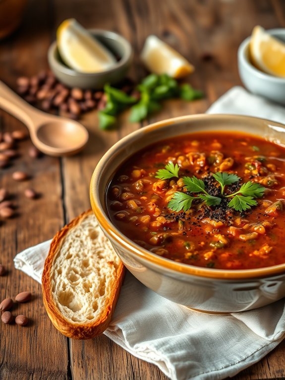 lentil soup with spice