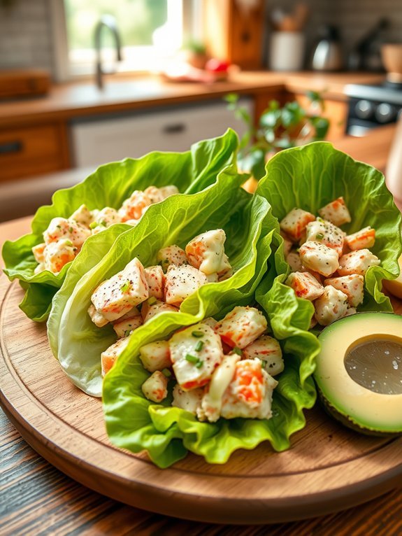 lobster roll lettuce wraps