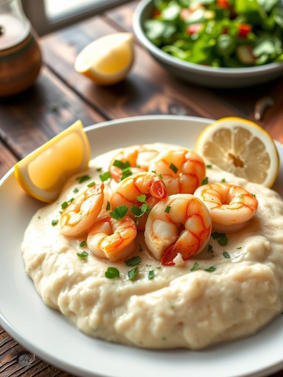 low carb seafood dish