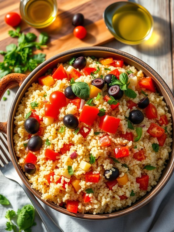 mediterranean couscous one pot dish