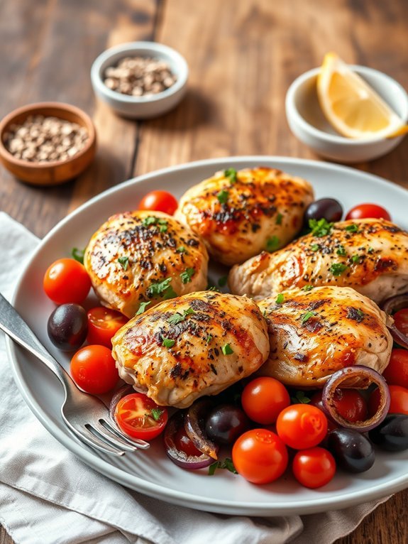 mediterranean inspired baked chicken recipe