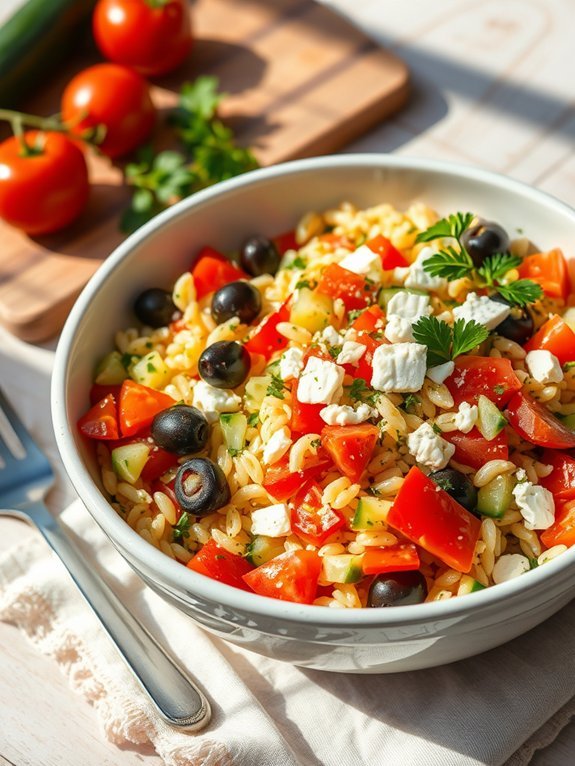 mediterranean orzo salad recipe