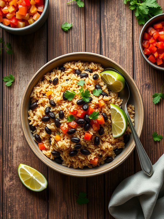 mexican rice with beans