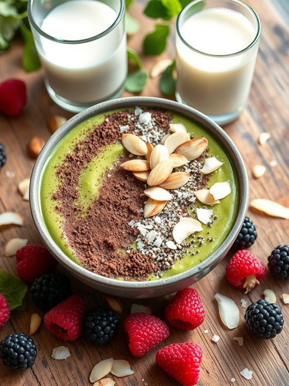 nut butter smoothie bowl