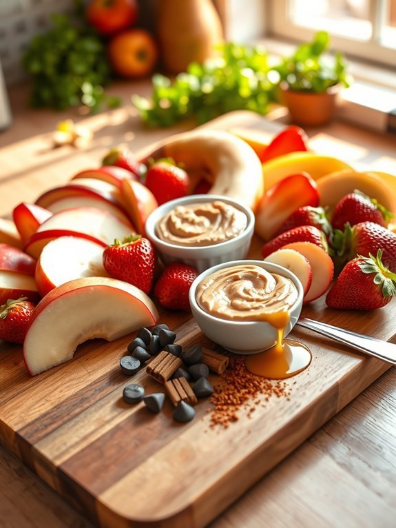 nut butter with fresh fruit