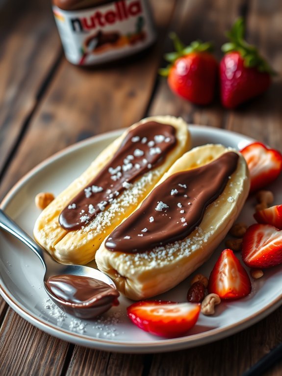 nutella stuffed banana delight