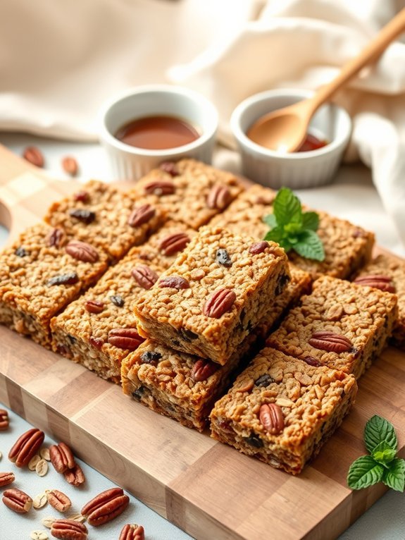 nutty sweet granola bars