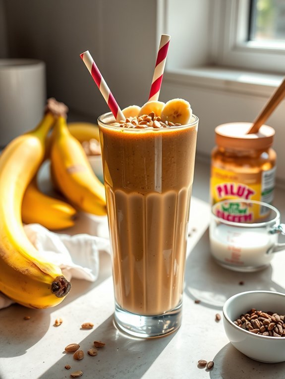 peanut butter banana smoothie