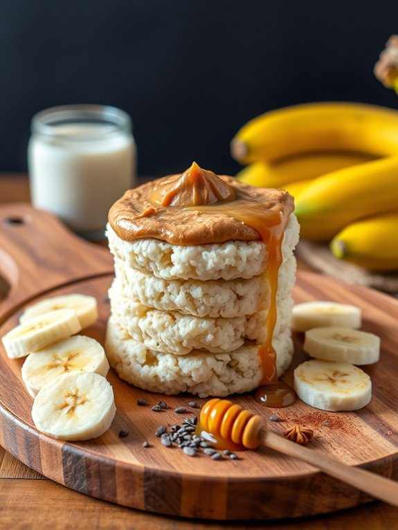 peanut butter rice cakes