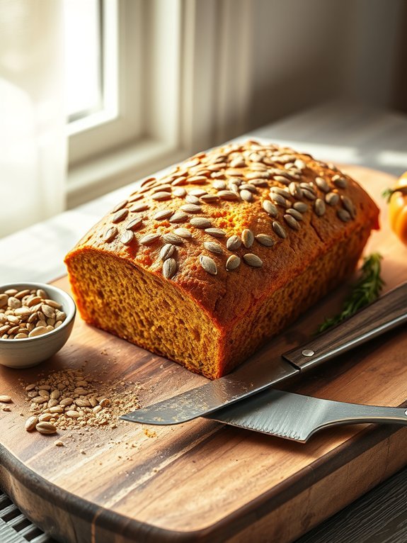 pumpkinseed infused bread recipe