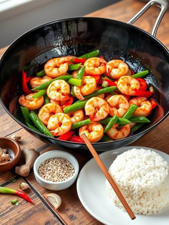 quick shrimp stir fry recipe