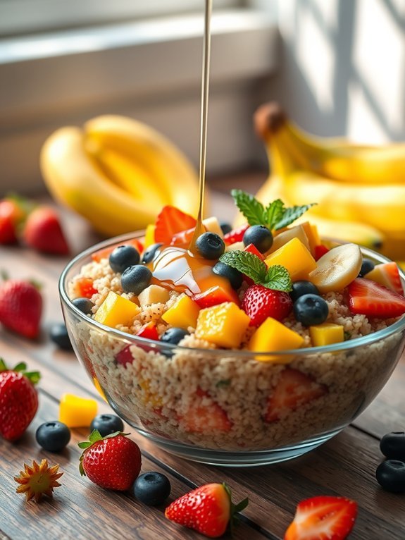 quinoa and fruit salad