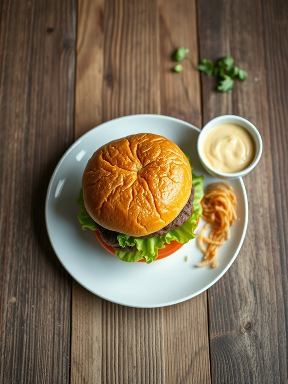 ramen noodle burger creation