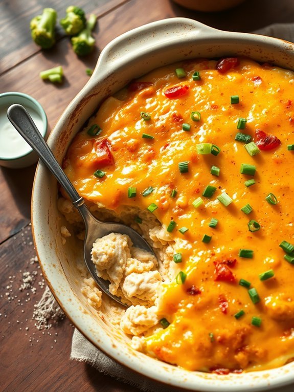 ranch chicken cheese casserole