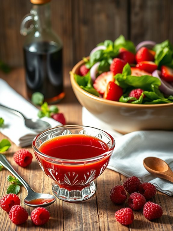 raspberry flavored salad dressing