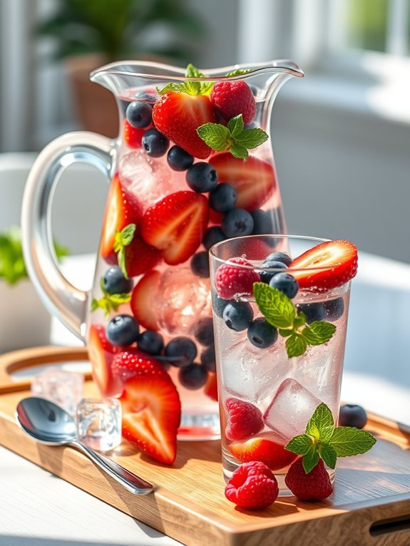 refreshing berry flavored hydration