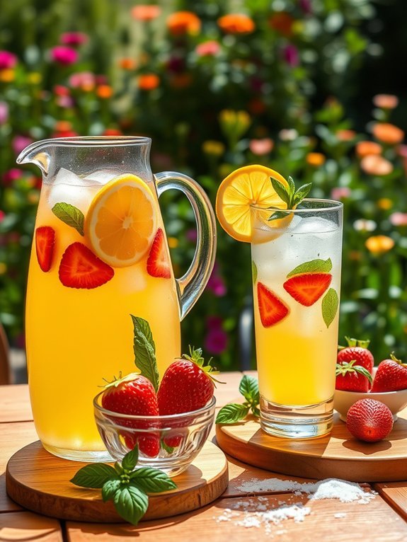 refreshing lemony drink variation