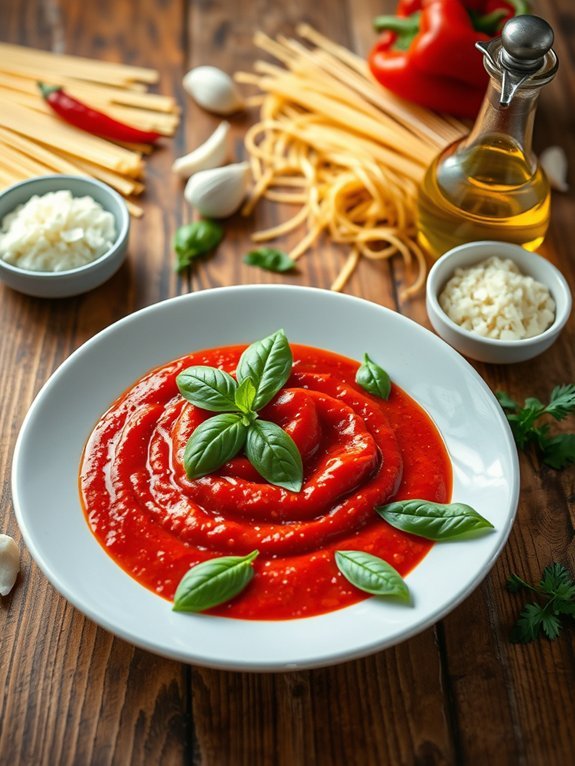 roasted red pepper sauce