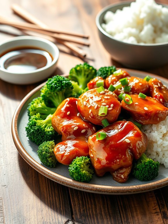 savor teriyaki chicken broccoli