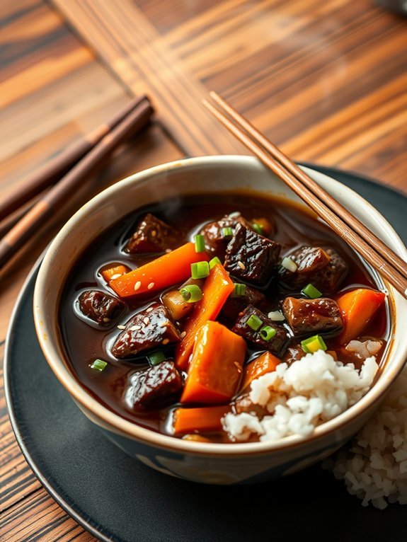 savory asian beef stew