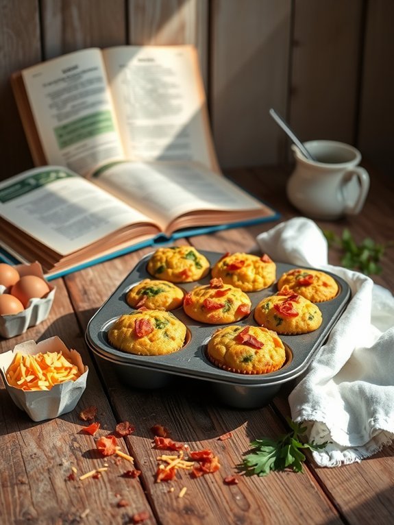 savory breakfast muffins recipe