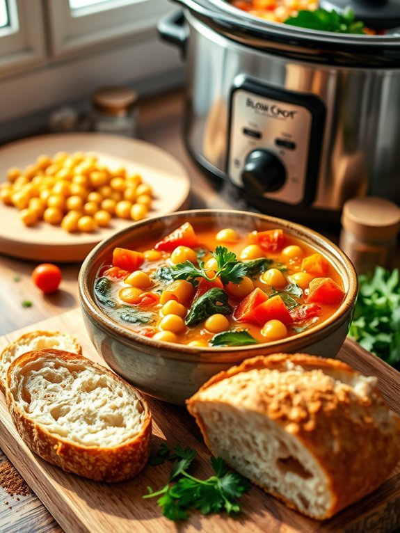 savory chickpea soup recipe