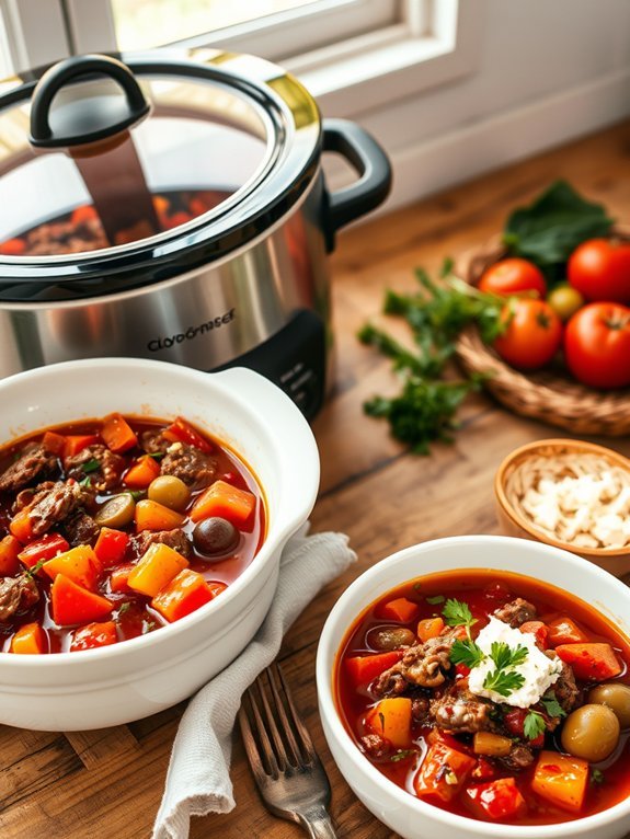 savory mediterranean beef stew