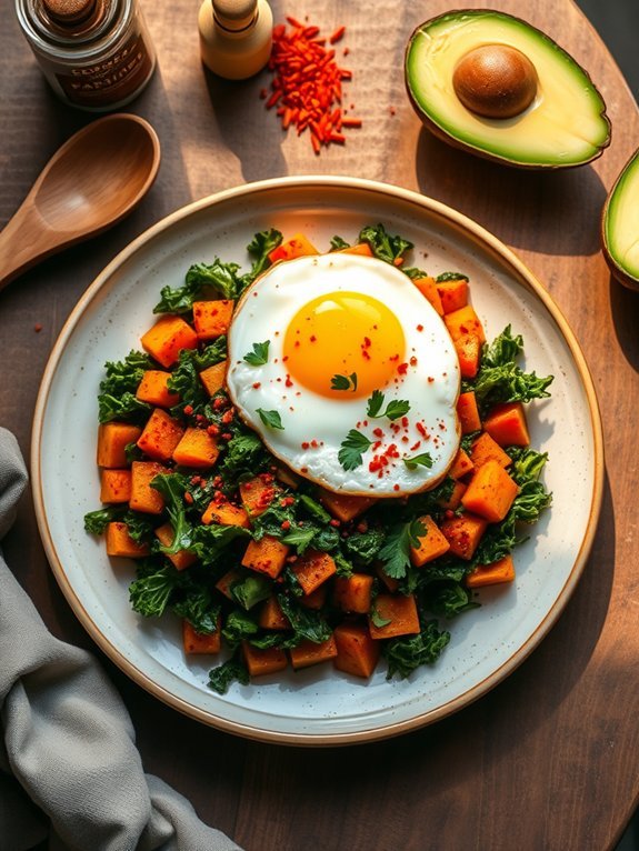 savory veggie breakfast hash