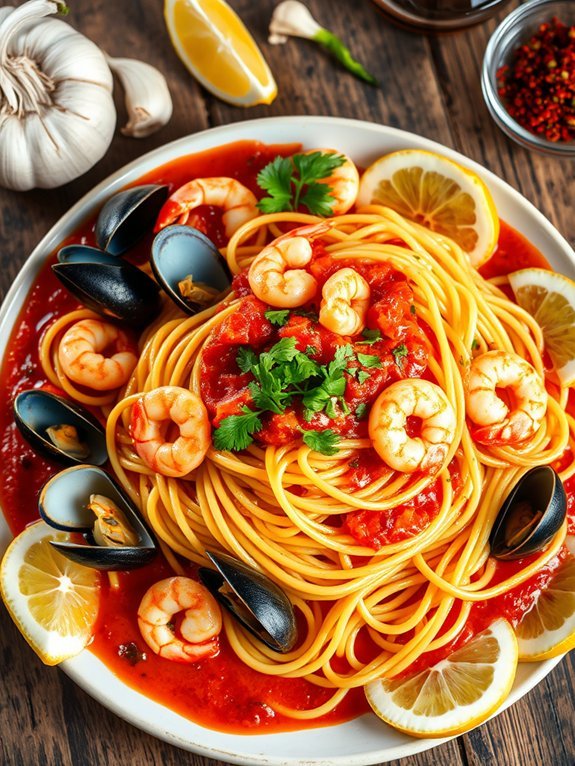 seafood spaghetti dish recipe