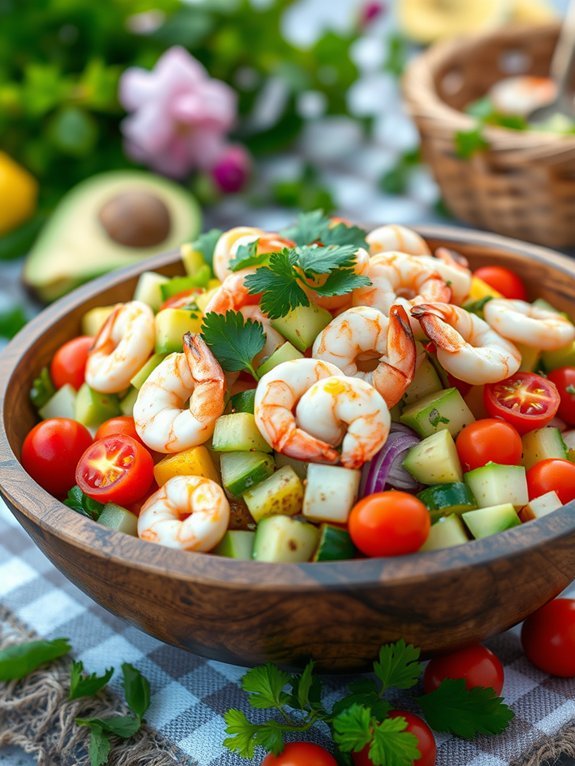 shrimp avocado salad recipe