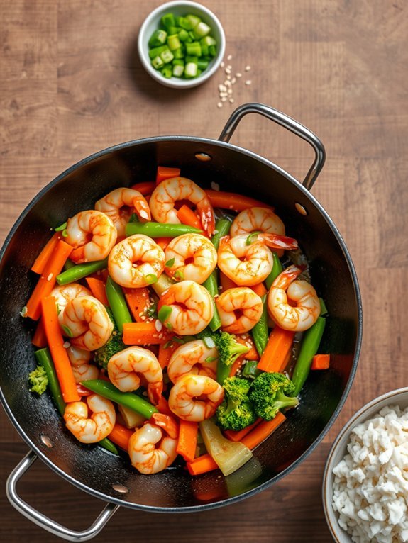 shrimp vegetable stir fry