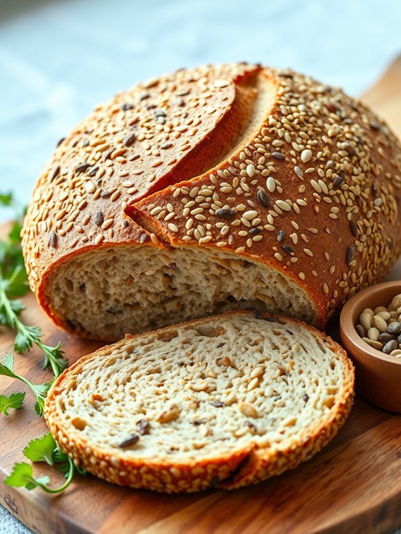 sourdough made with seeds