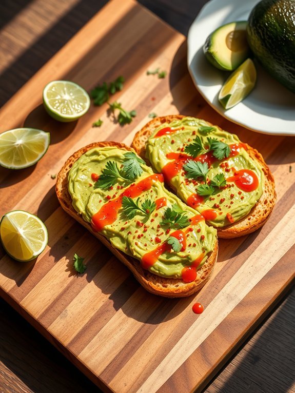 spicy avocado toast delight